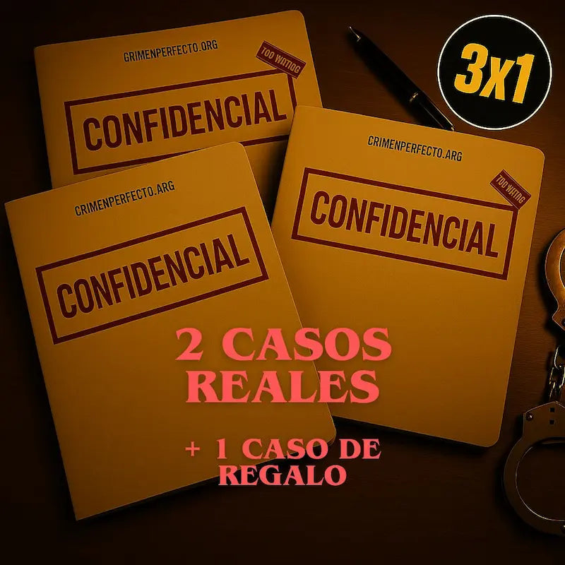 JUEGOS DE DETECTIVES - HOY 3X1 - LLEVATE 3 CASOS REALES + 7 CASOS EXPRESS DE REGALO