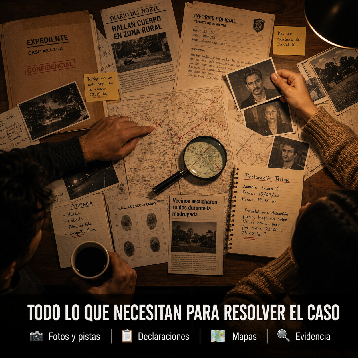 JUEGOS DE DETECTIVES - HOY 3X1 - LLEVATE 3 CASOS REALES + 7 CASOS EXPRESS DE REGALO