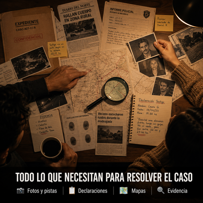 JUEGOS DE DETECTIVES - HOY 3X1 - LLEVATE 3 CASOS REALES + 7 CASOS EXPRESS DE REGALO
