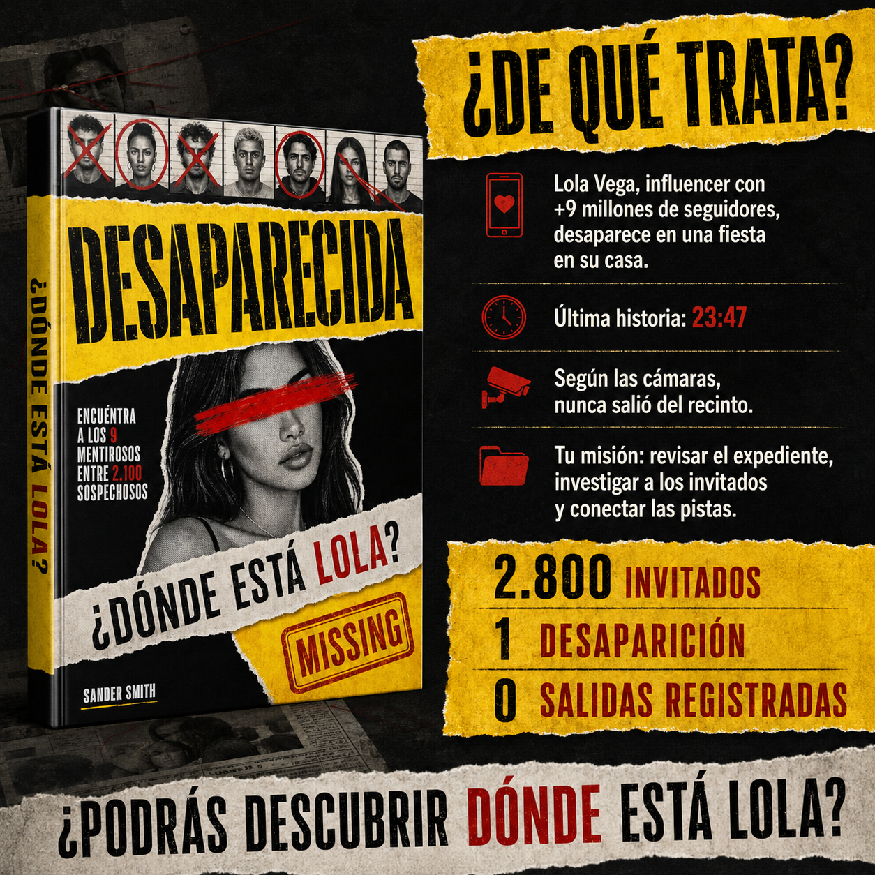 JUEGOS DE INVESTIGACIÓN - HOY 3X1 - LLEVATE 3 CASOS REALES + ¿DONDE ESTA LOLA? DE REGALO